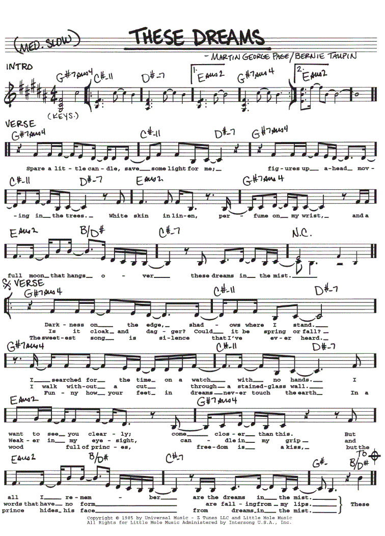 Sheet Music